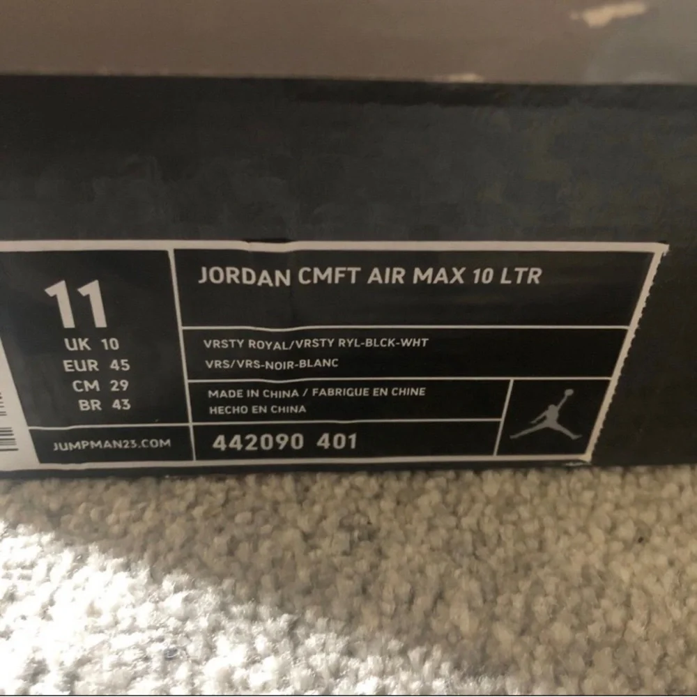 Jordan cmft air max 10 LTR